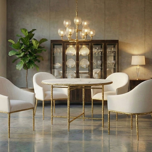 Balvi Round Dining Table - Mattress & Furniture Super Center (Tampa, FL)
