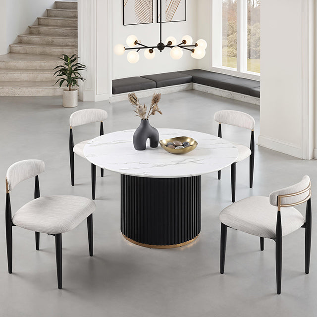Borden 7 Pc. Dining Table Set - Mattress & Furniture Super Center (Tampa, FL)