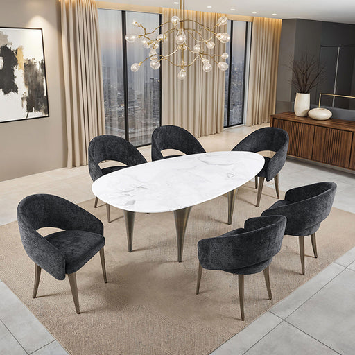 Ciaran Oval Dining Table - Mattress & Furniture Super Center (Tampa, FL)