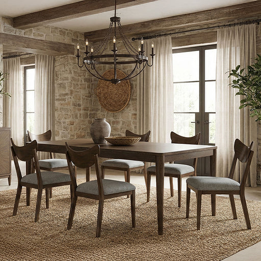 Clarksburg 7 Pc. Dining Table Set - Mattress & Furniture Super Center (Tampa, FL)