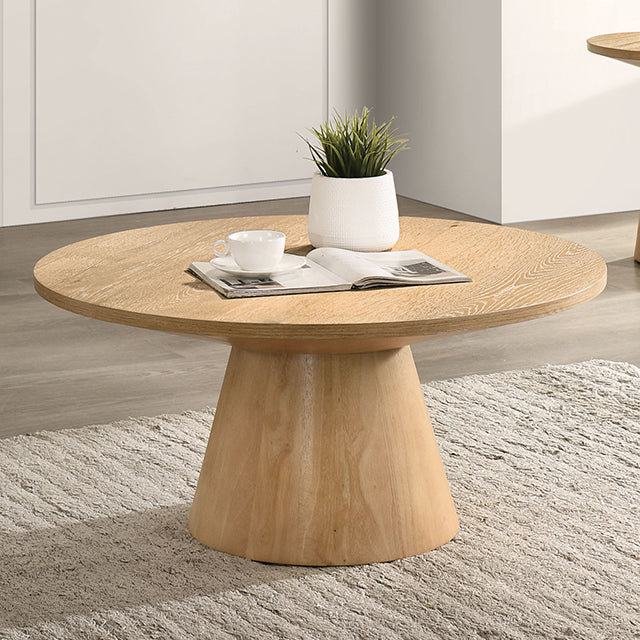 Halewood 36" Round Cocktail Table - Mattress & Furniture Super Center (Tampa, FL)