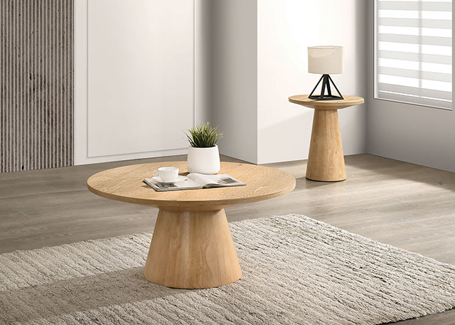 Halewood 36" Round Cocktail Table - Mattress & Furniture Super Center (Tampa, FL)