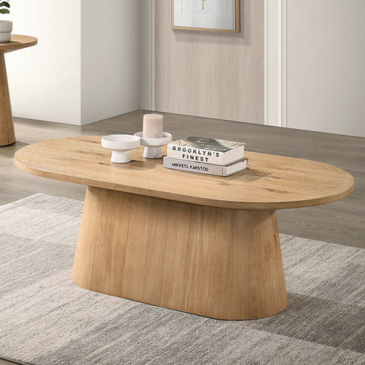 Halewood Oval Cocktail Table - Mattress & Furniture Super Center (Tampa, FL)
