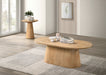 Halewood Oval Cocktail Table - Mattress & Furniture Super Center (Tampa, FL)