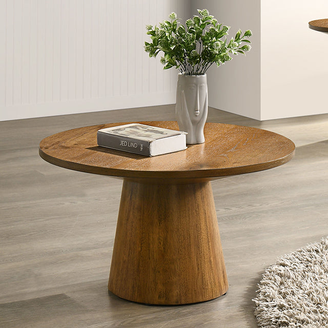 Halewood 29" Round Cocktail Table - Mattress & Furniture Super Center (Tampa, FL)