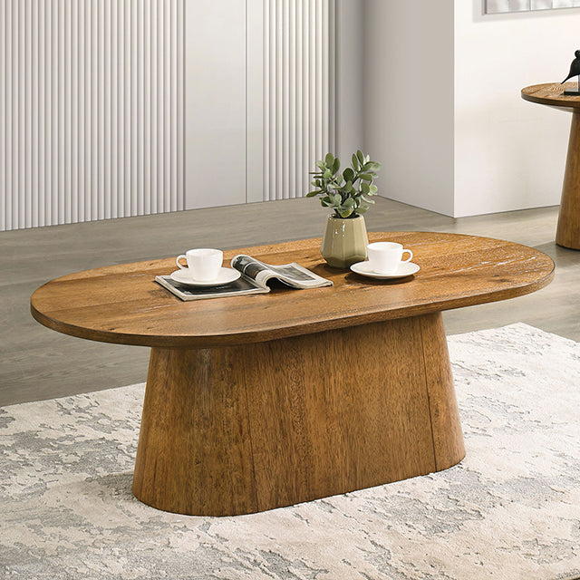 Halewood Oval Coffee Table - Mattress & Furniture Super Center (Tampa, FL)