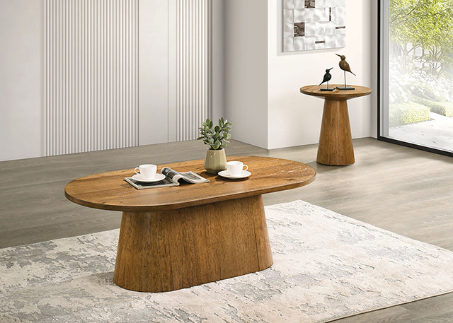 Halewood Oval Coffee Table - Mattress & Furniture Super Center (Tampa, FL)