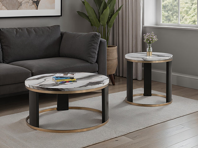 Bogor Round End Table - Mattress & Furniture Super Center (Tampa, FL)