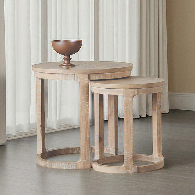 Hickory Nesting End Table - Mattress & Furniture Super Center (Tampa, FL)