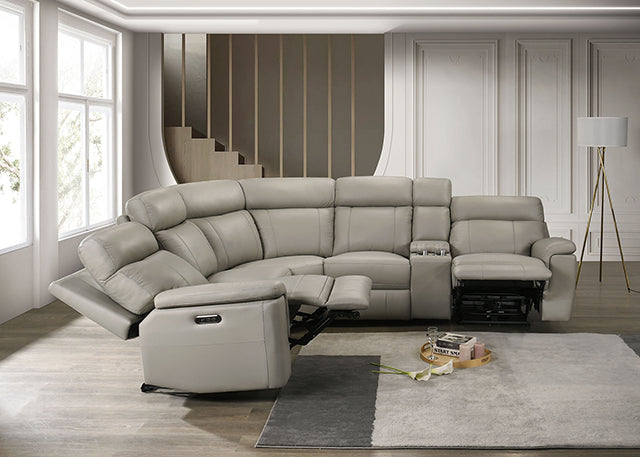 Oliverus Power Sectional - Mattress & Furniture Super Center (Tampa, FL)