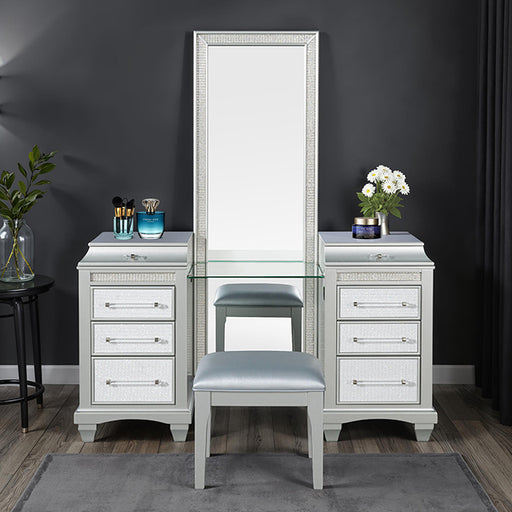 Galea Vanity w/ Stool - Mattress & Furniture Super Center (Tampa, FL)