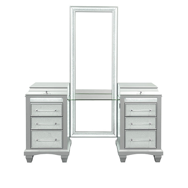 Galea Vanity w/ Stool - Mattress & Furniture Super Center (Tampa, FL)