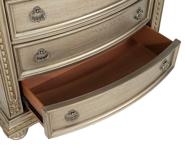 Fromberg Chest w/Marble Insert - Mattress & Furniture Super Center (Tampa, FL)