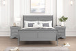 Louis Philippe Queen Bedroom Set - Mattress & Furniture Super Center (Tampa, FL)