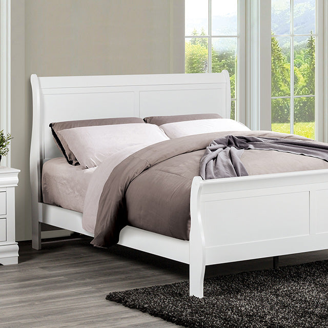 Louis Philippe Queen Bedroom Set - Mattress & Furniture Super Center (Tampa, FL)