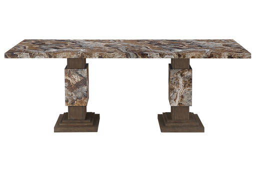 D12 BROWN DINING TABLE - Mattress & Furniture Super Center (Tampa, FL)