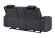 U8000 Pwr Console Rec Loveseat with PHR, LED and Speaker