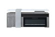 Zoro Grey 76" Entertainment Unit with Bluetooth Speaker