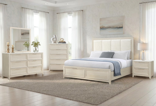 MARIAH BEIGE KING BED GROUP - Mattress & Furniture Super Center (Tampa, FL)