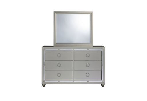 RILEY SILVER MIRROR - Mattress & Furniture Super Center (Tampa, FL)