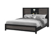 Lisbon Grey/Black Bookcase Bed