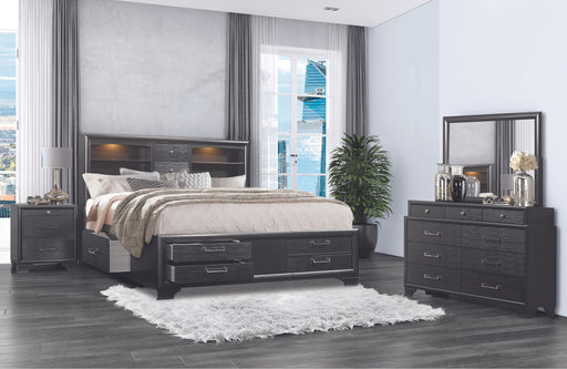 JORDYN GREY QUEEN BED GROUP - Mattress & Furniture Super Center (Tampa, FL)