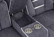 U1895 Grey P2 Reclining Sofa/Console Reclining Loveseat/Recliner