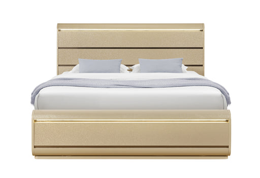 GENESIS GOLD KING BED WITH LED - Mattress & Furniture Super Center (Tampa, FL)