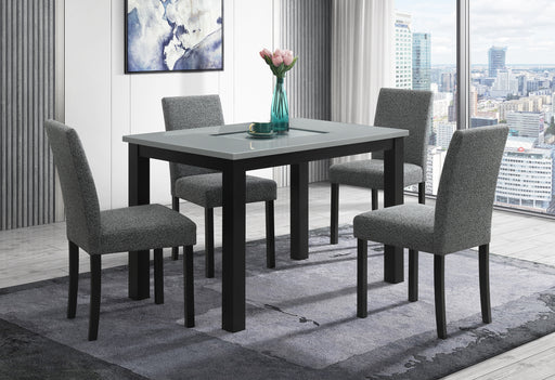 D8112 DINING TABLE WITH 4 D8112 DINING CHAIRS - Mattress & Furniture Super Center (Tampa, FL)