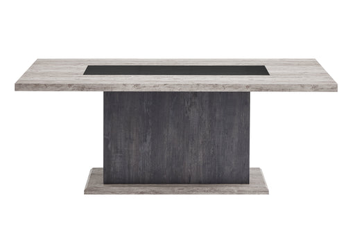 D8030 DINING TABLE WITH STORAGE DRAWERS AND STORAGE DOOR - Mattress & Furniture Super Center (Tampa, FL)