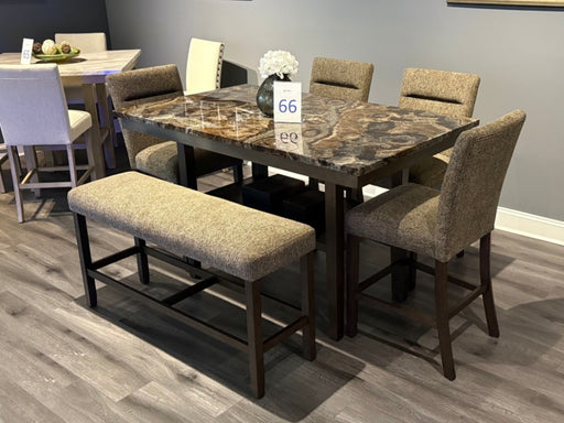 D4355 BROWN BAR STOOL KIT OF 2 - Mattress & Furniture Super Center (Tampa, FL)