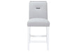 MONACO WHITE BAR TABLE + 6 MONACO BS-N - Mattress & Furniture Super Center (Tampa, FL)