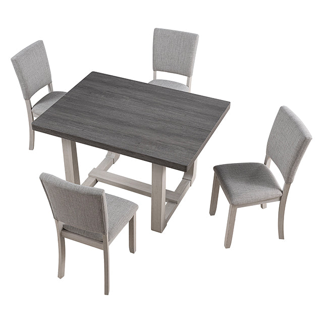 Sauro 5 Pc Dining Table Set - Mattress & Furniture Super Center (Tampa, FL)