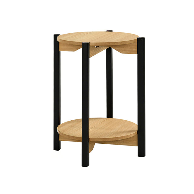 Hyde Round End Table - Mattress & Furniture Super Center (Tampa, FL)