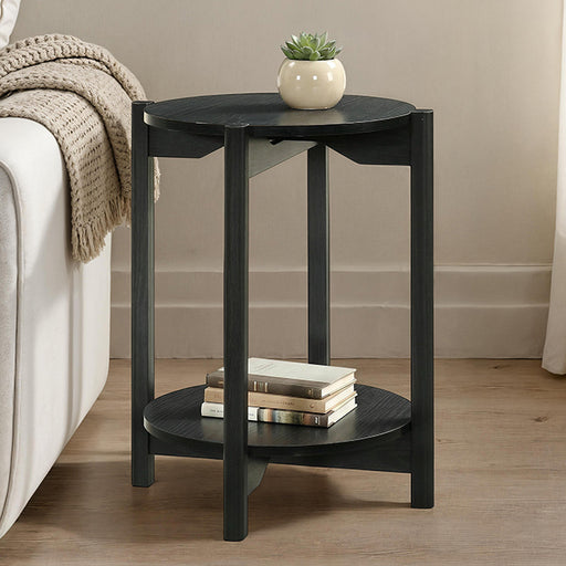 Hyde Round End Table - Mattress & Furniture Super Center (Tampa, FL)