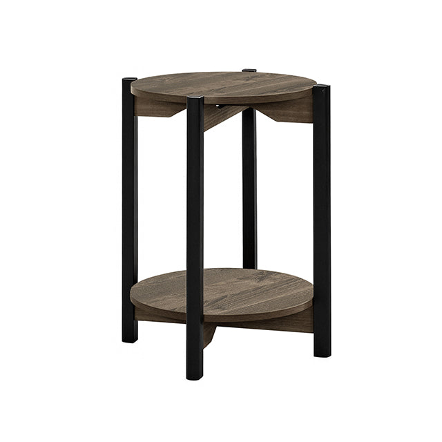 Hyde Round End Table - Mattress & Furniture Super Center (Tampa, FL)