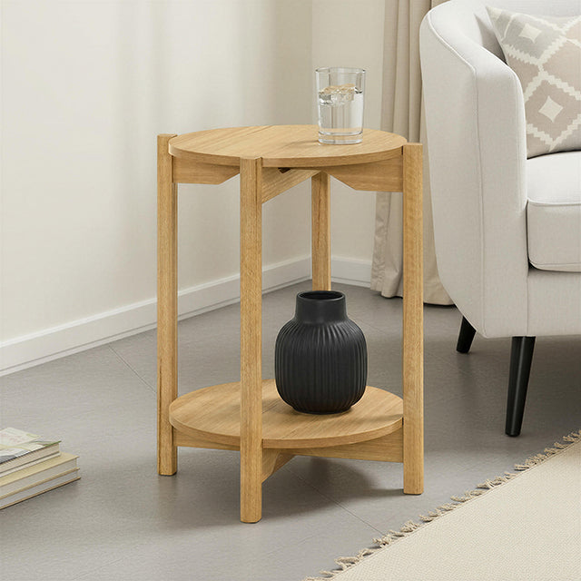 Hyde Round End Table - Mattress & Furniture Super Center (Tampa, FL)