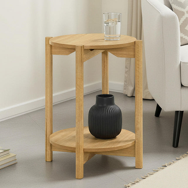 Hyde Round End Table - Mattress & Furniture Super Center (Tampa, FL)