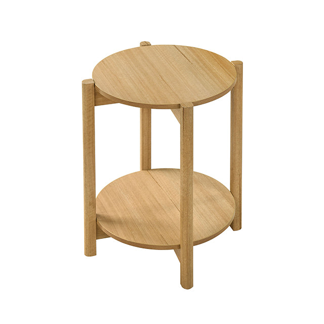 Hyde Round End Table - Mattress & Furniture Super Center (Tampa, FL)