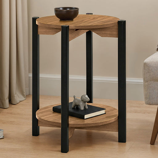 Hyde Round End Table - Mattress & Furniture Super Center (Tampa, FL)