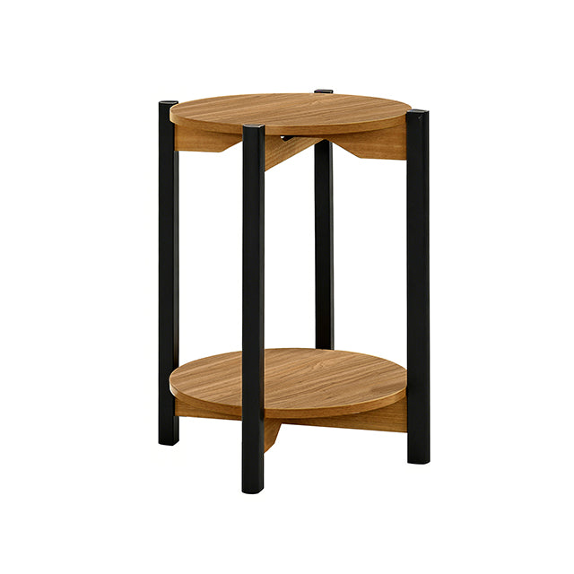 Hyde Round End Table - Mattress & Furniture Super Center (Tampa, FL)