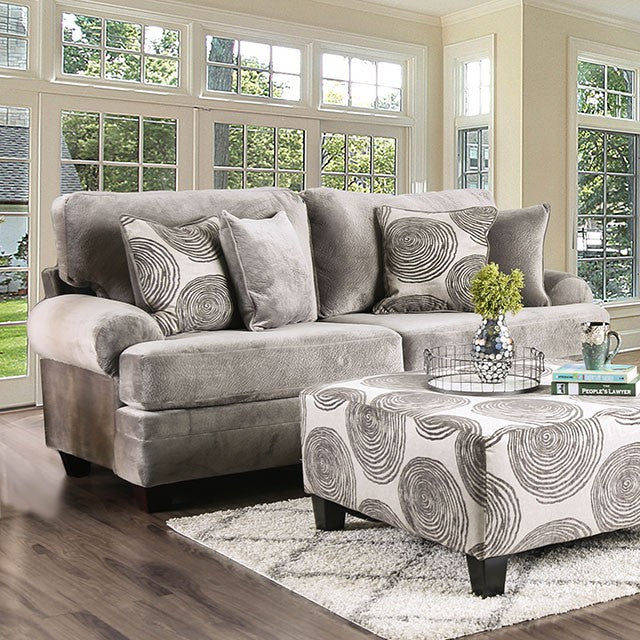 Bonaventura Gray/Pattern Sofa image