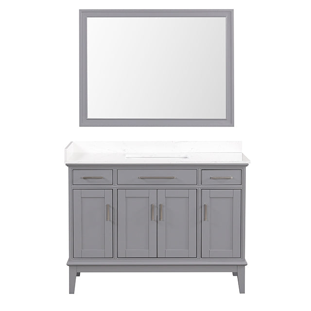 Soline Vanity Set w/ Mirror - Mattress & Furniture Super Center (Tampa, FL)