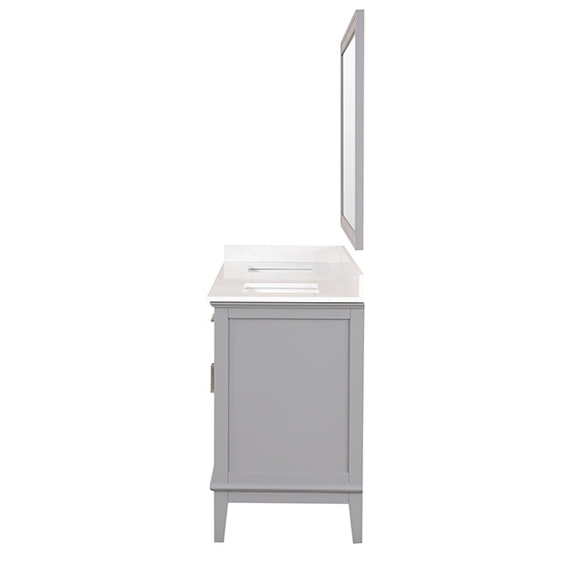 Almeria Vanity Set w/ Mirror - Mattress & Furniture Super Center (Tampa, FL)