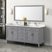 Almeria Vanity Set w/ Mirror - Mattress & Furniture Super Center (Tampa, FL)