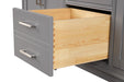Almeria Vanity Set w/ Mirror - Mattress & Furniture Super Center (Tampa, FL)