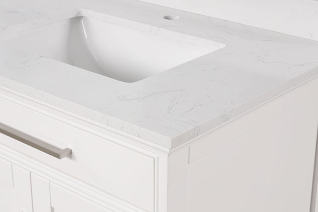 Almeria Vanity Set w/ Mirror - Mattress & Furniture Super Center (Tampa, FL)