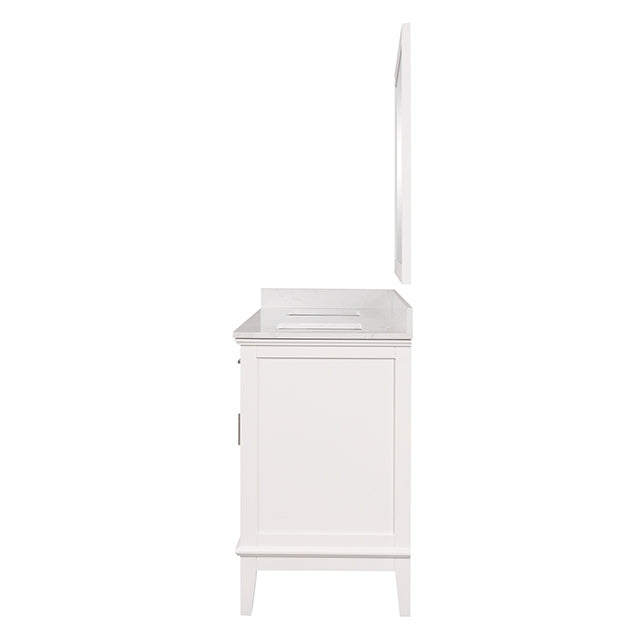 Almeria Vanity Set w/ Mirror - Mattress & Furniture Super Center (Tampa, FL)