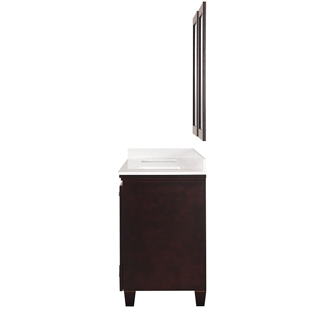 Oliva Vanity Set w/ Mirror - Mattress & Furniture Super Center (Tampa, FL)