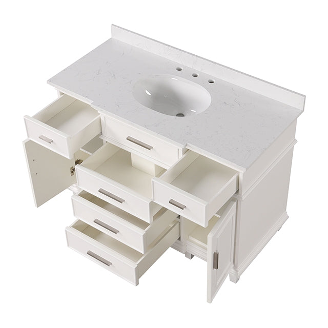 Zadar Vanity Set - Mattress & Furniture Super Center (Tampa, FL)